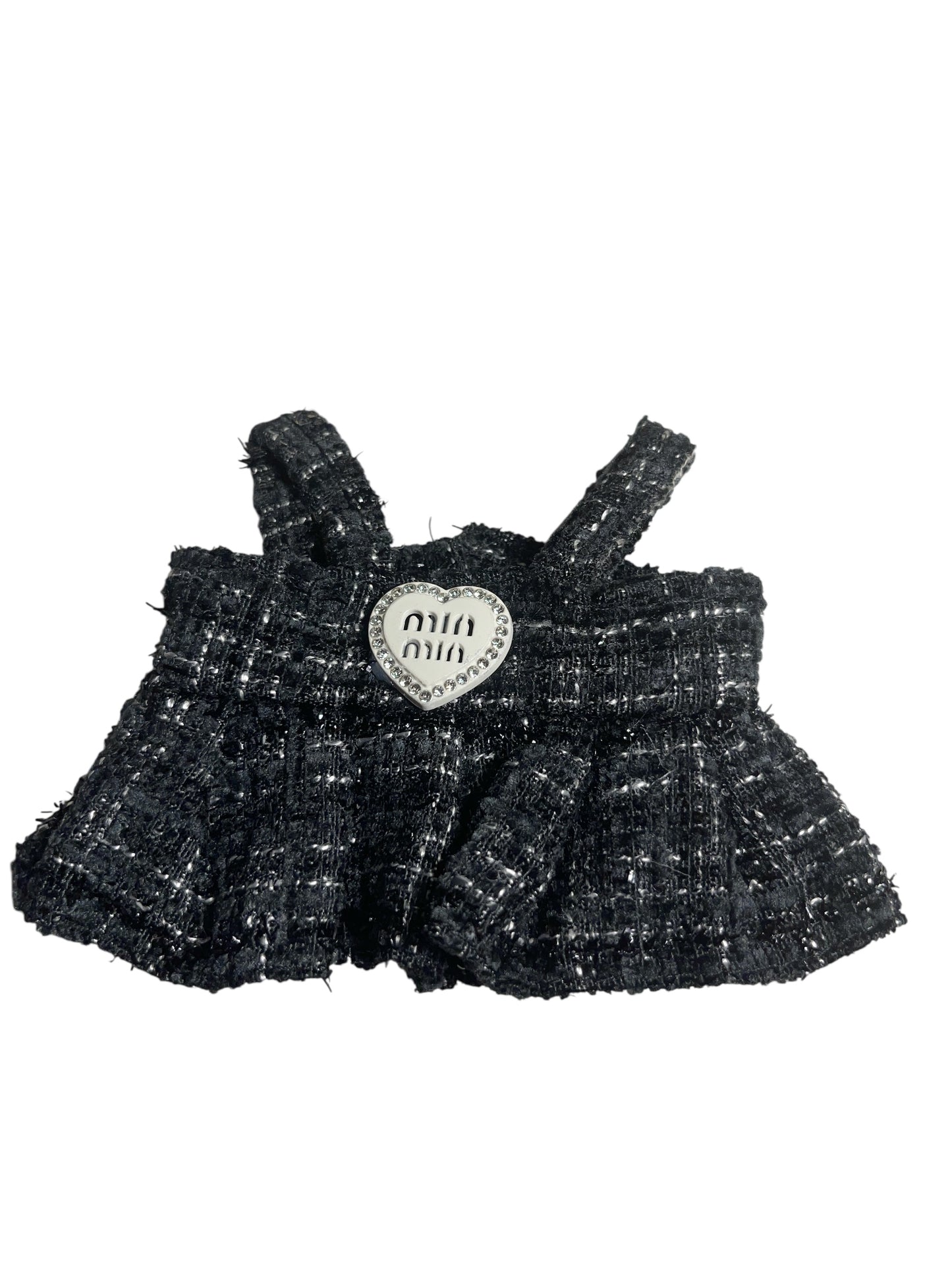 Labubu Black Dress with Hair Clip