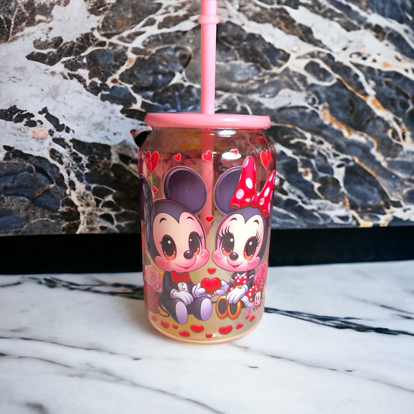 Custom 15oz and 16oz Glass Cup for $15.00 LIVE Sale Only