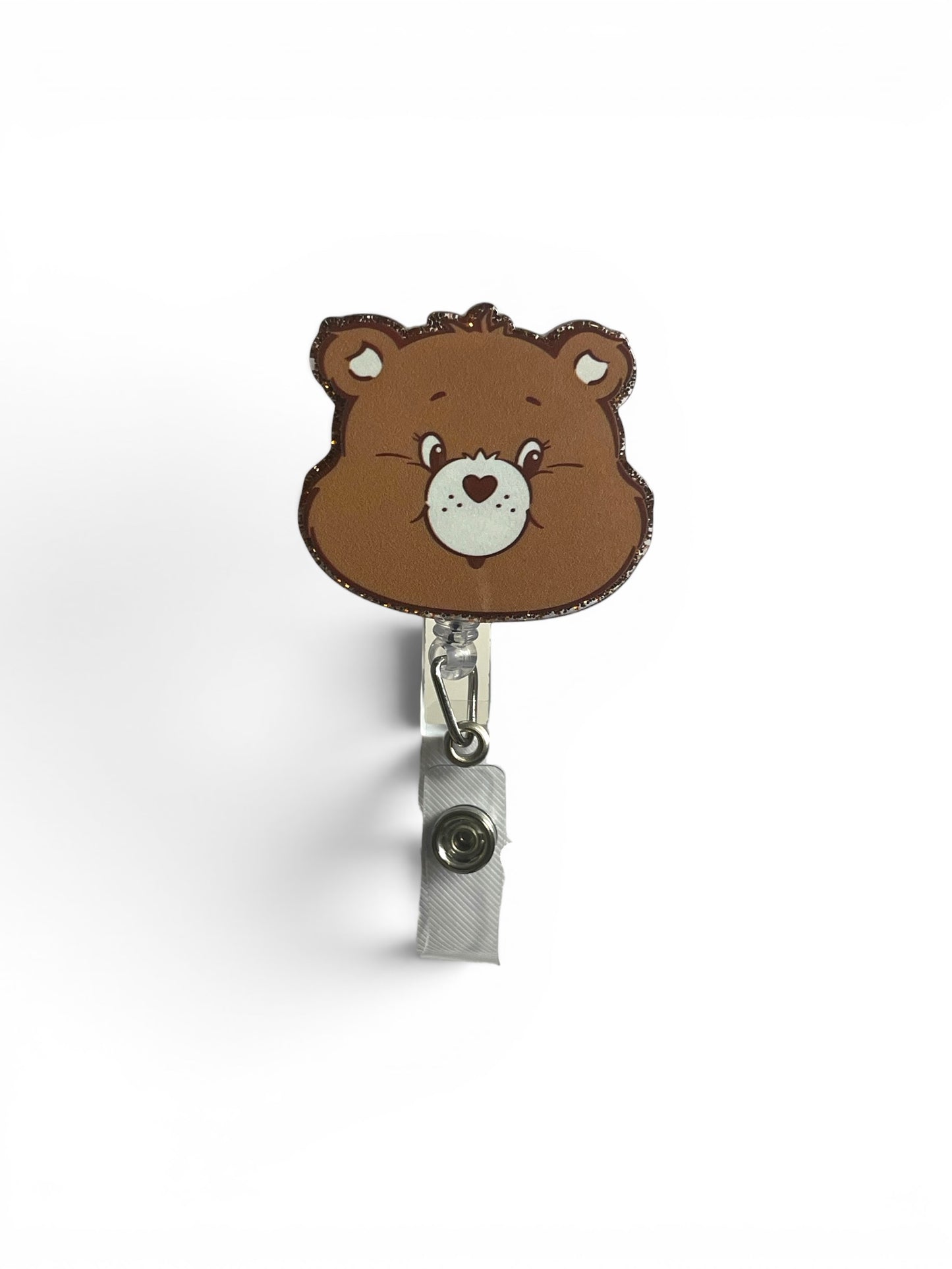 Care Bear Brown Badge Reel