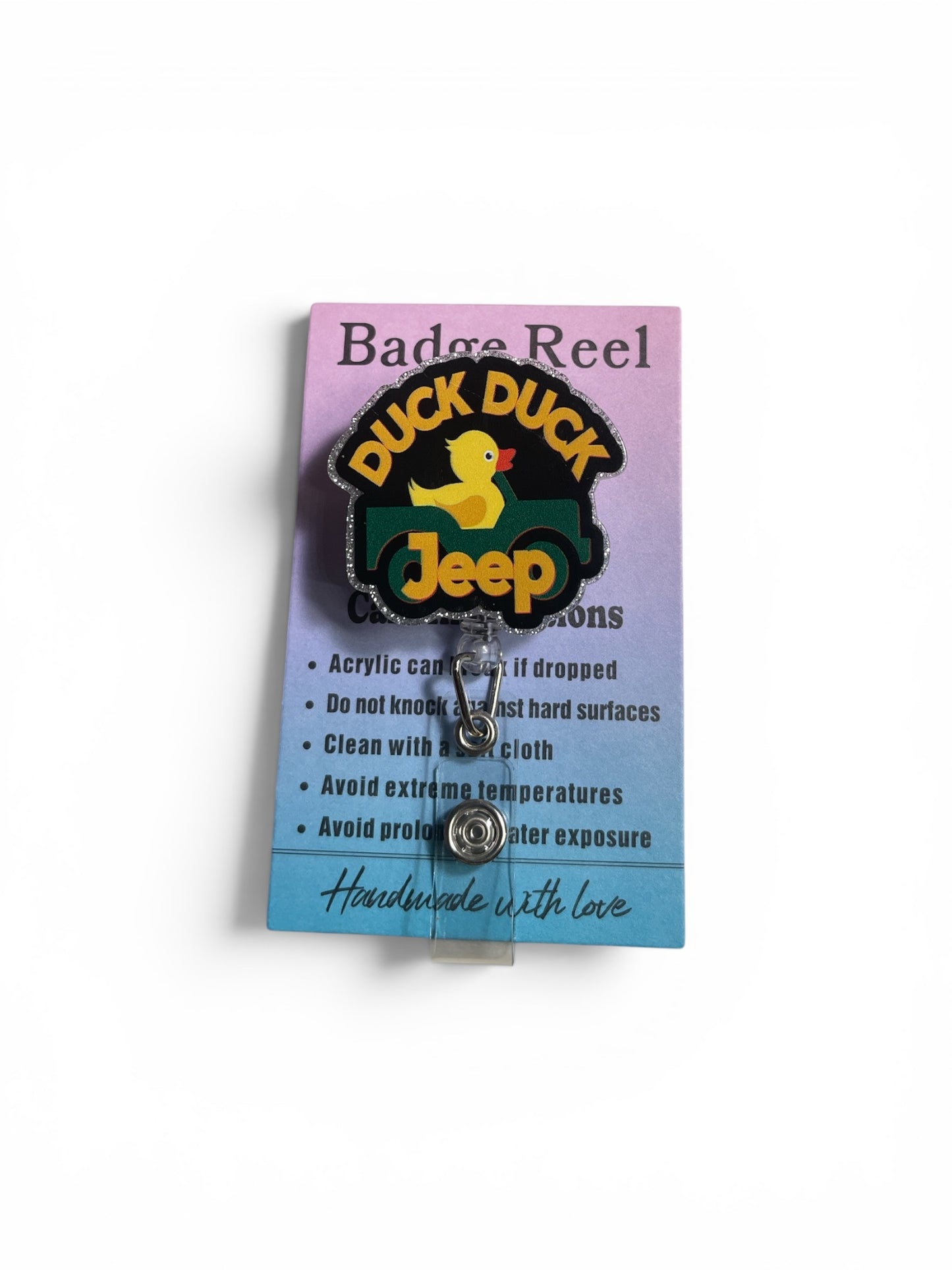 Duck Duck Jeep Badge Reel