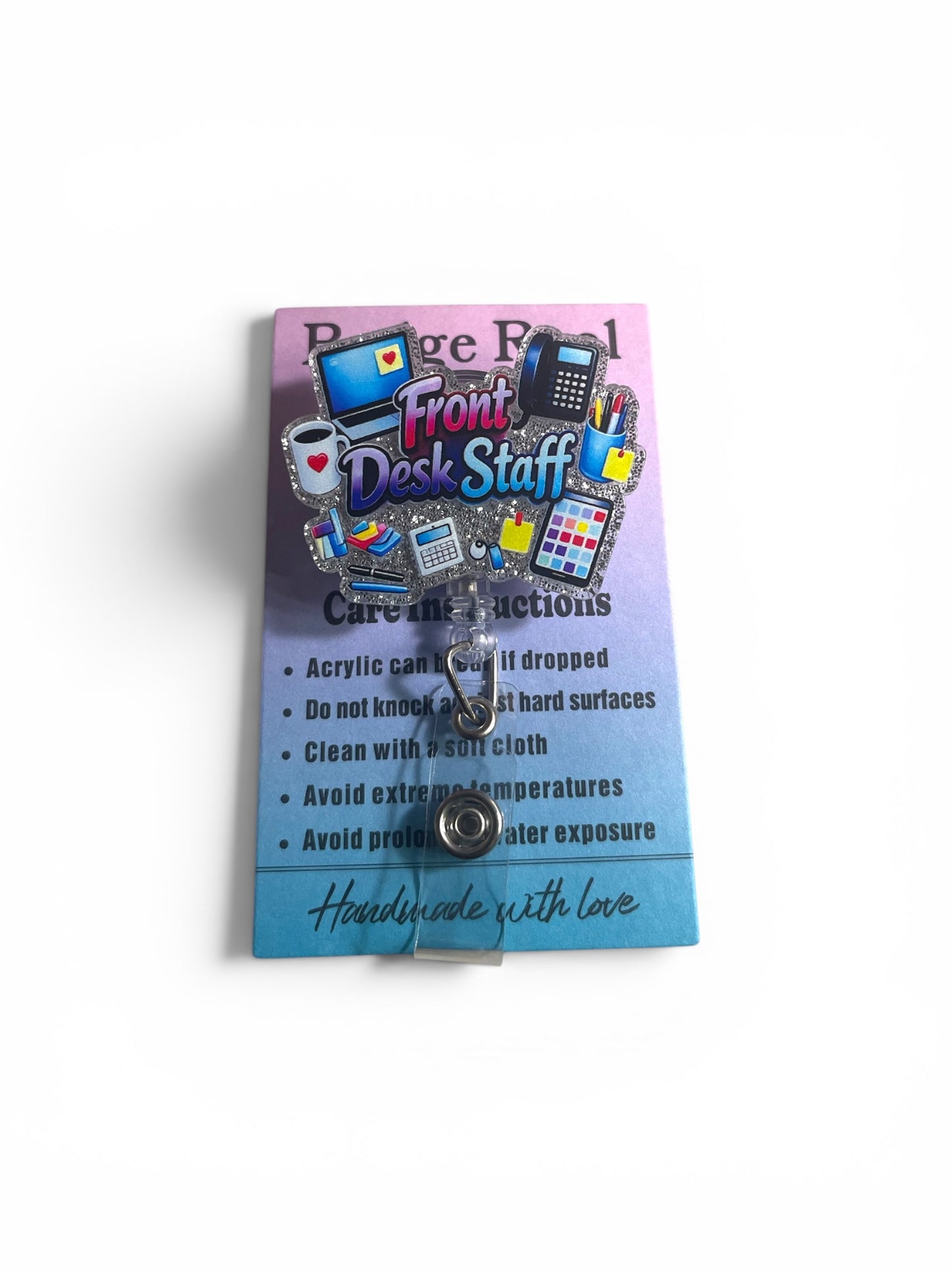 Front Desk Staff Badge Reel