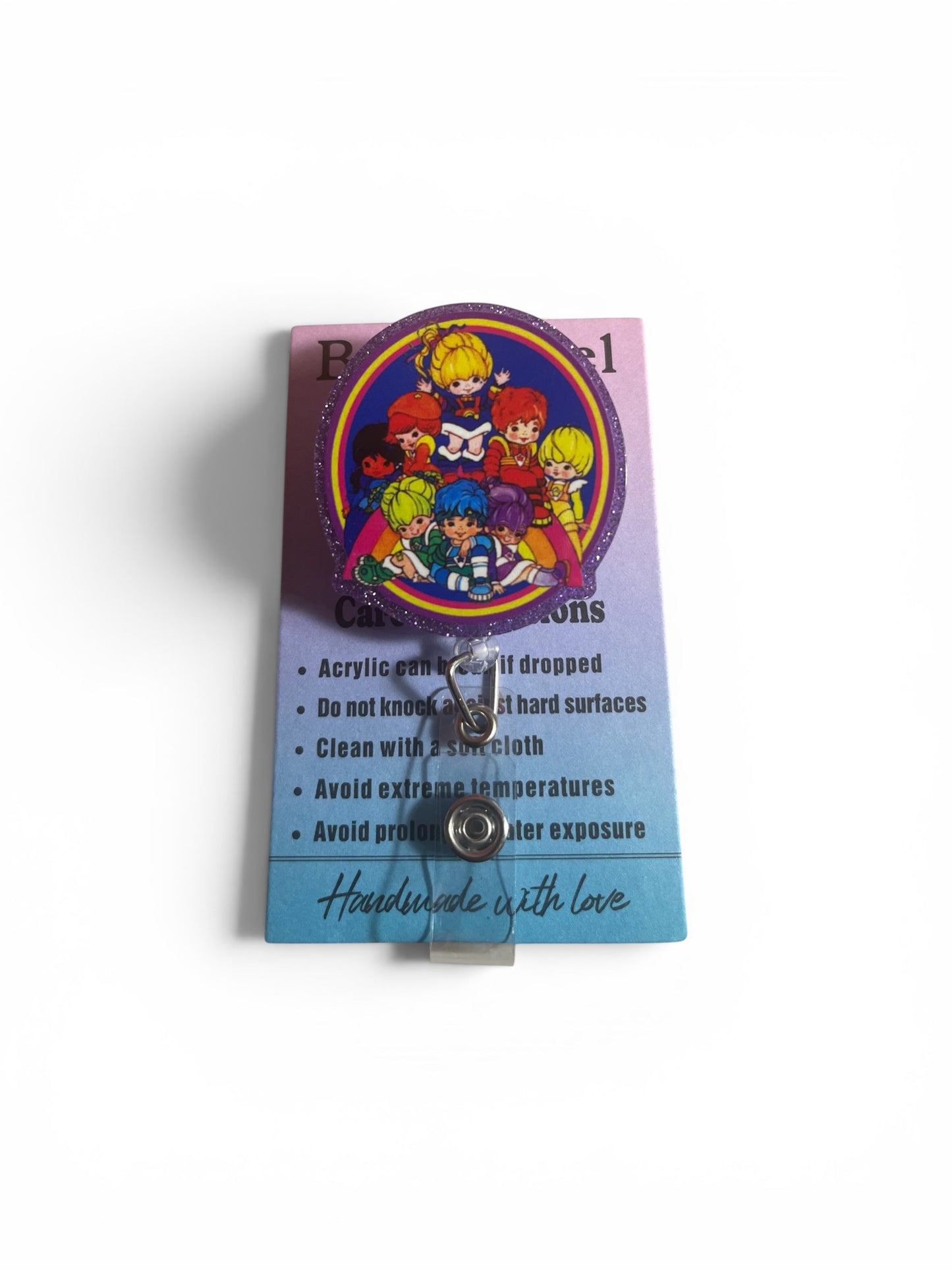 Rainbow Brite Badge Reel