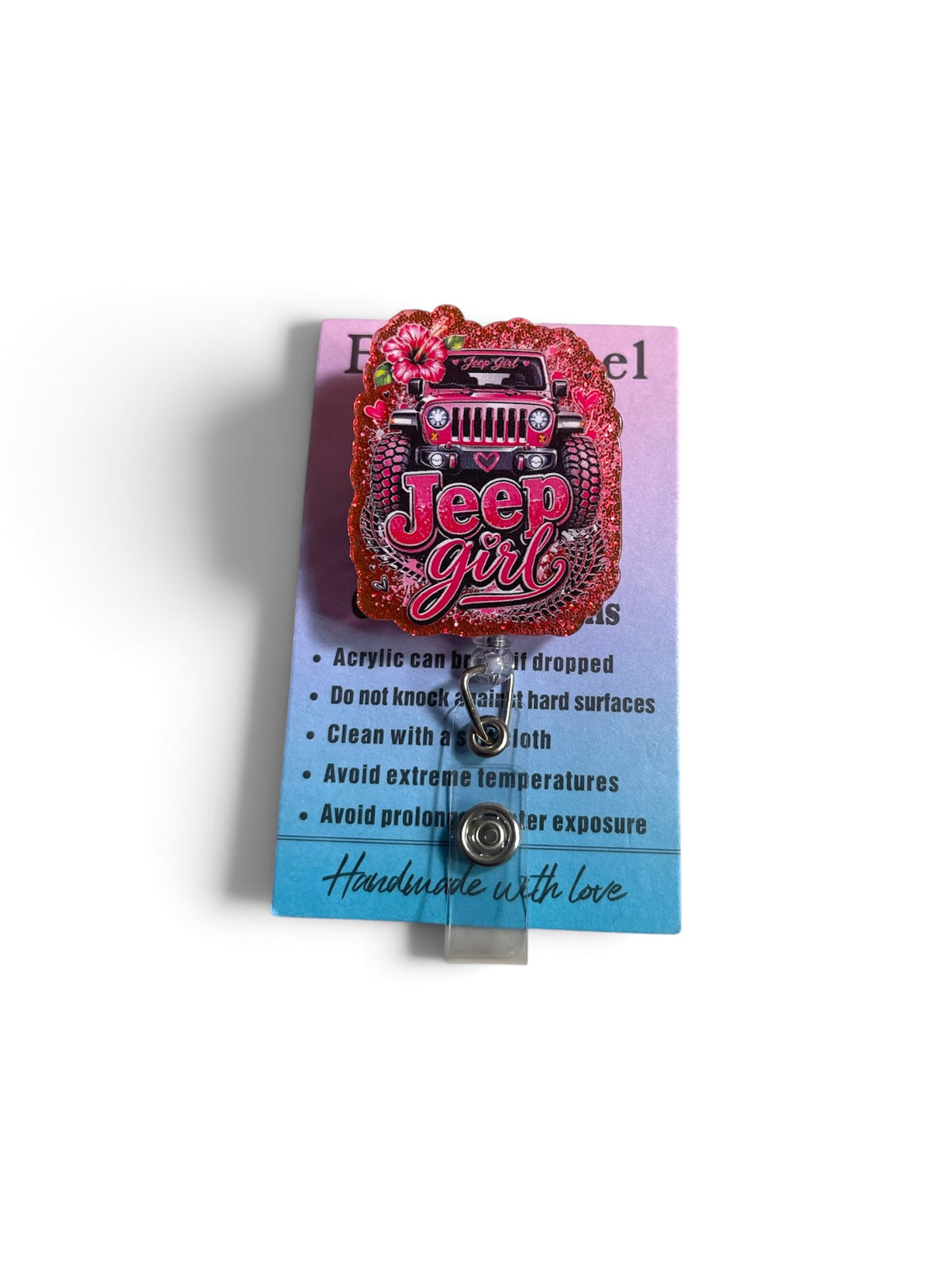 Jeep Girl Badge Reel