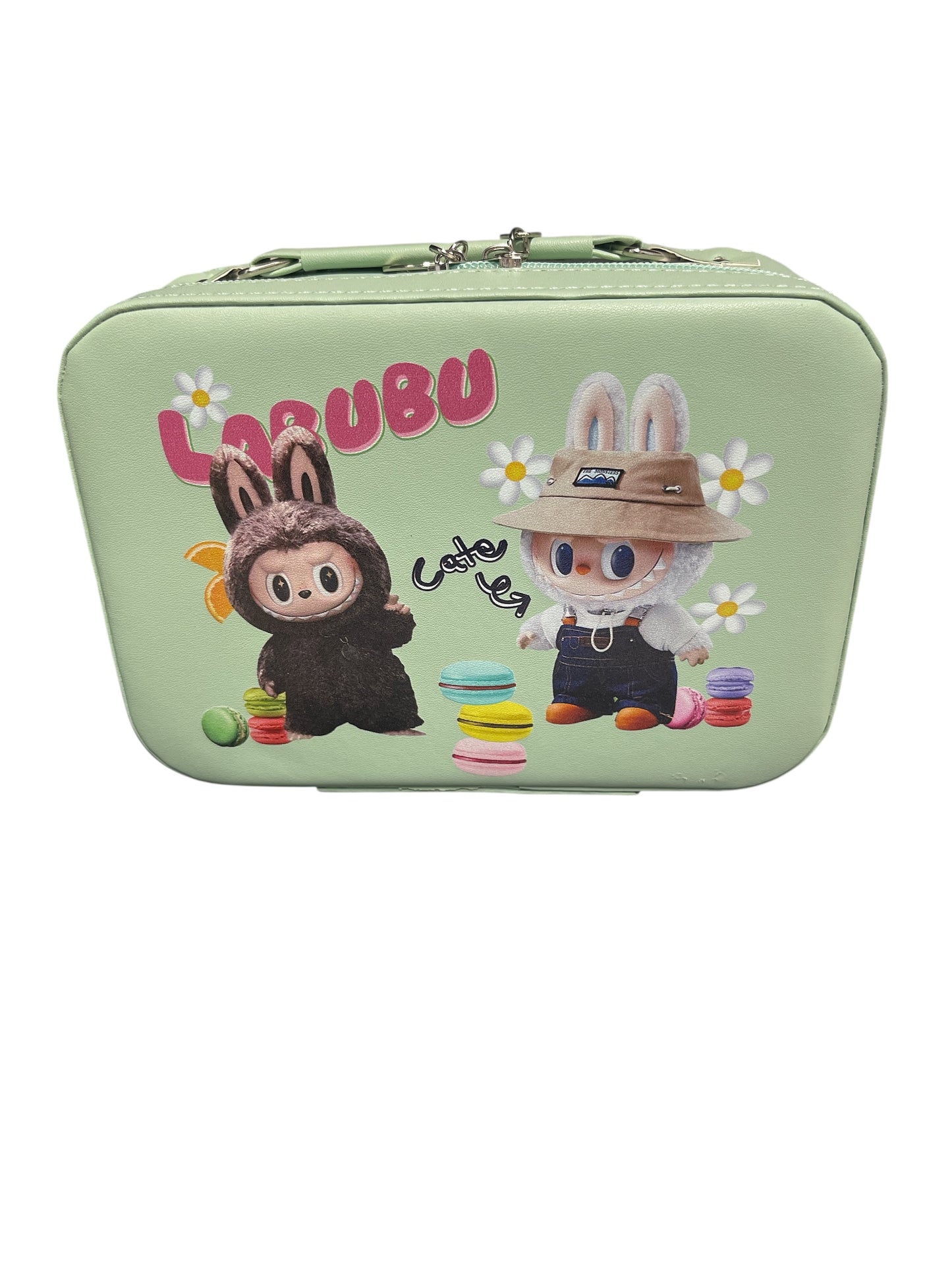 Labubu Green Makeup Case