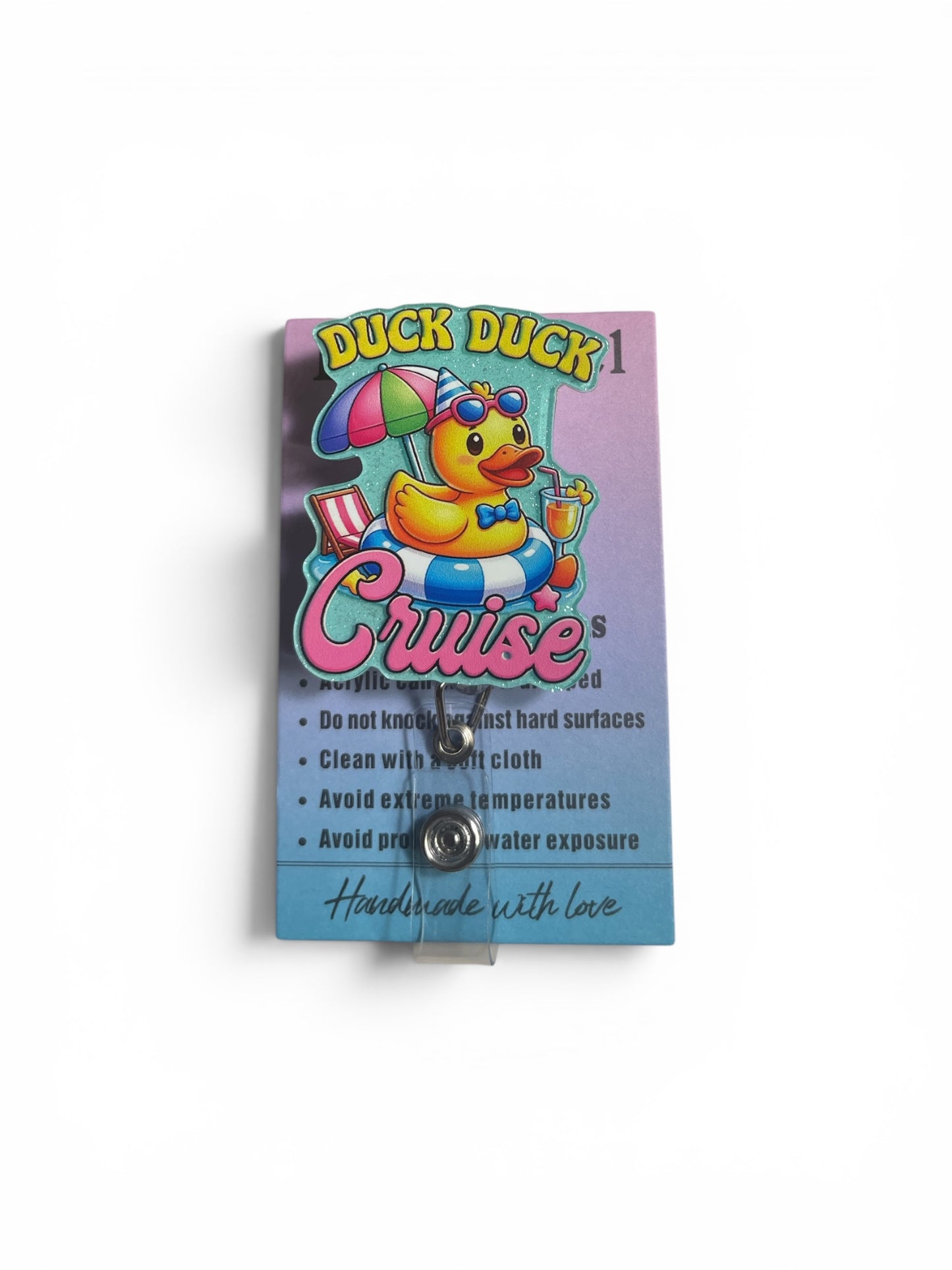 Duck Duck Summer Cruise Badge Reel