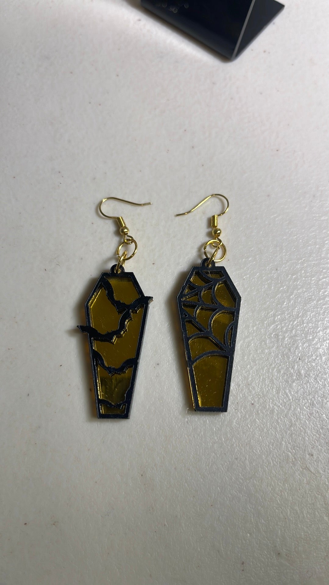 Gold and Black Coffin