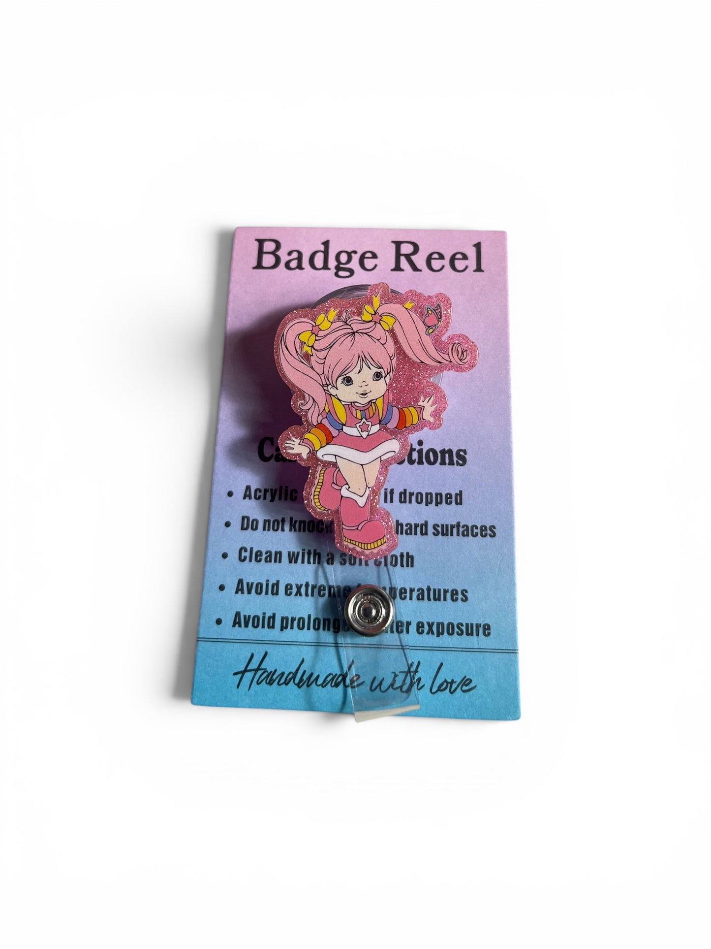 Rainbow Brite Badge Reel
