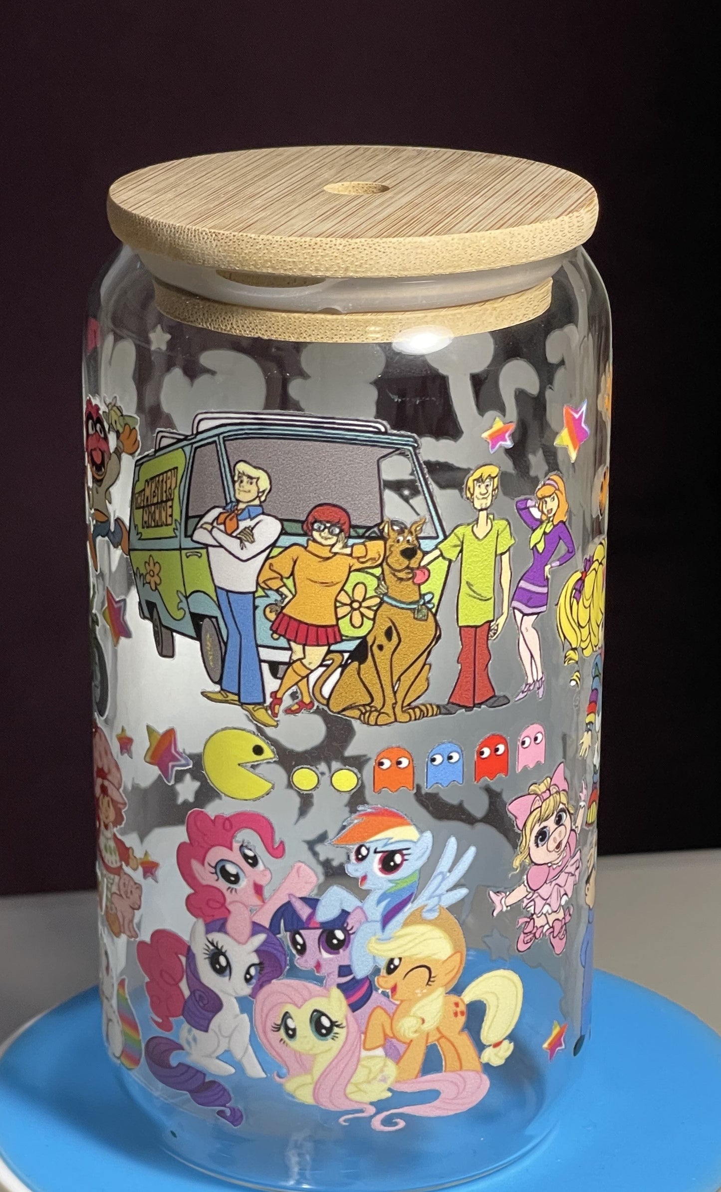 I love the 80's 16oz Glass Cup