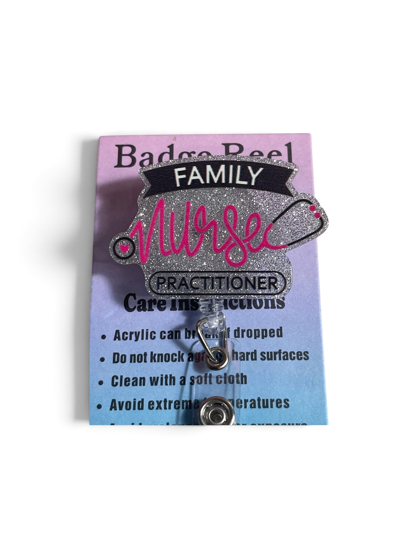 Family Nurse Practitioner Badge Reel
