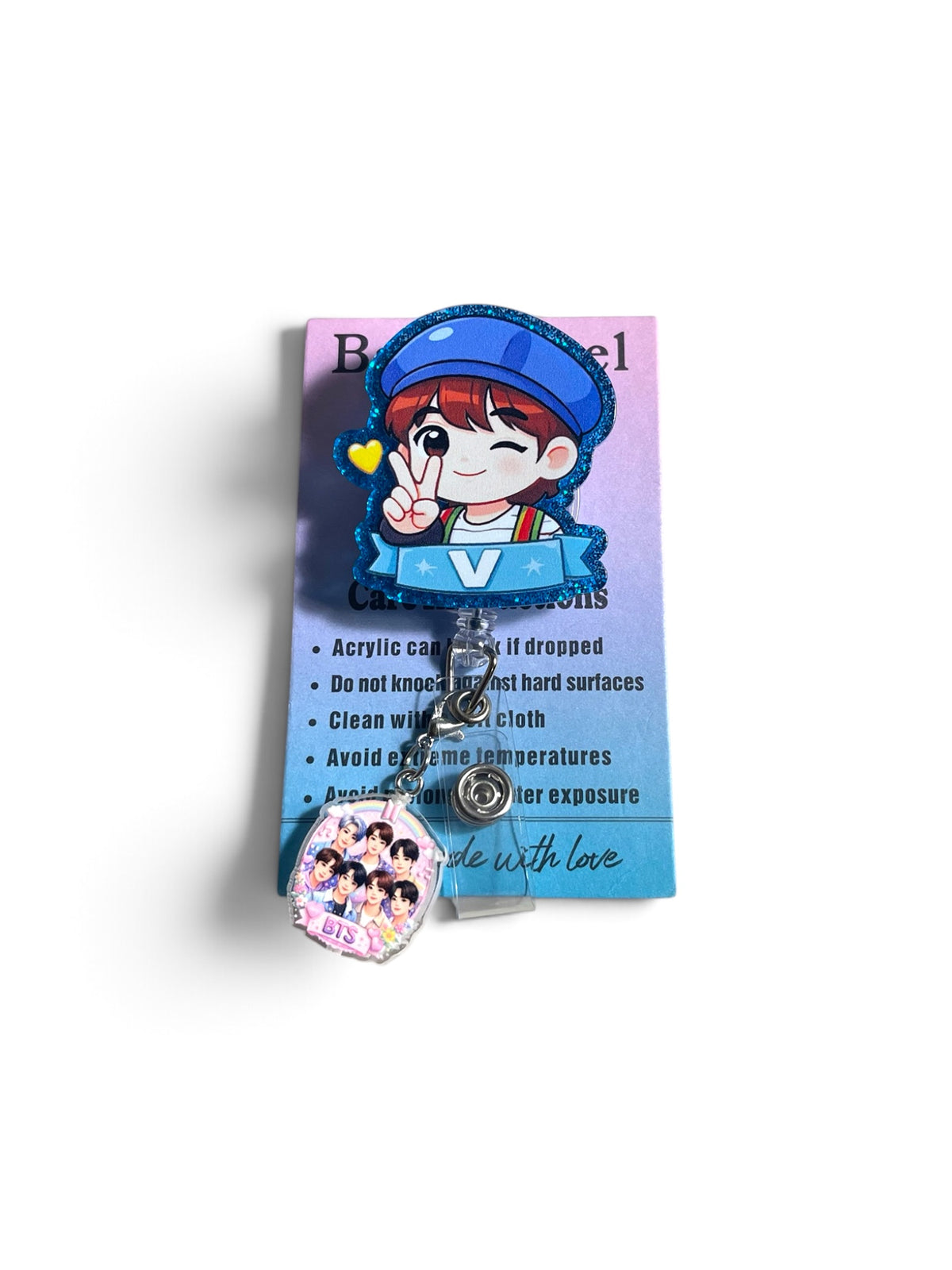 V BTS Badge Reel