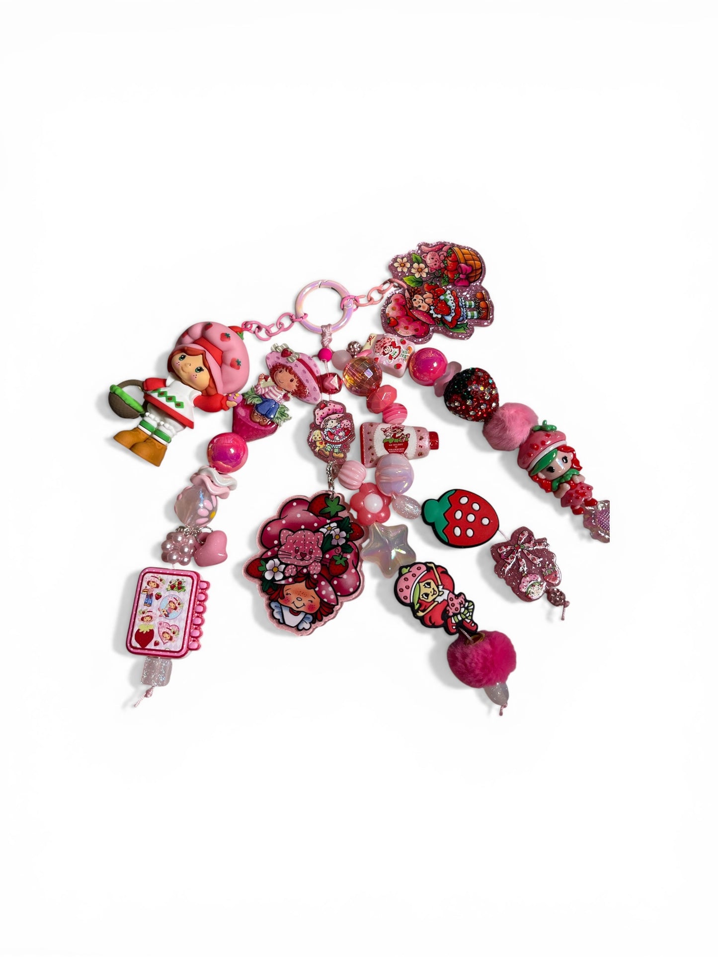 Strawberry Shortcake with Basket Bag Charm