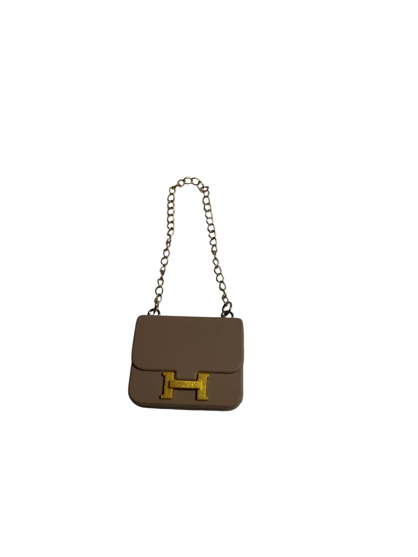 Brown Labubu Dress with Designer Purse