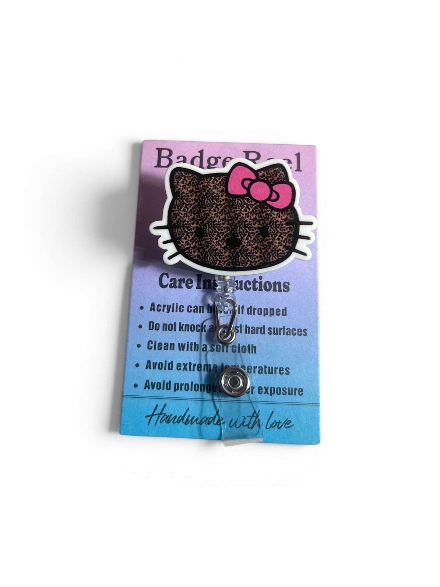 Hello Kitty Sunflower Badge Reel