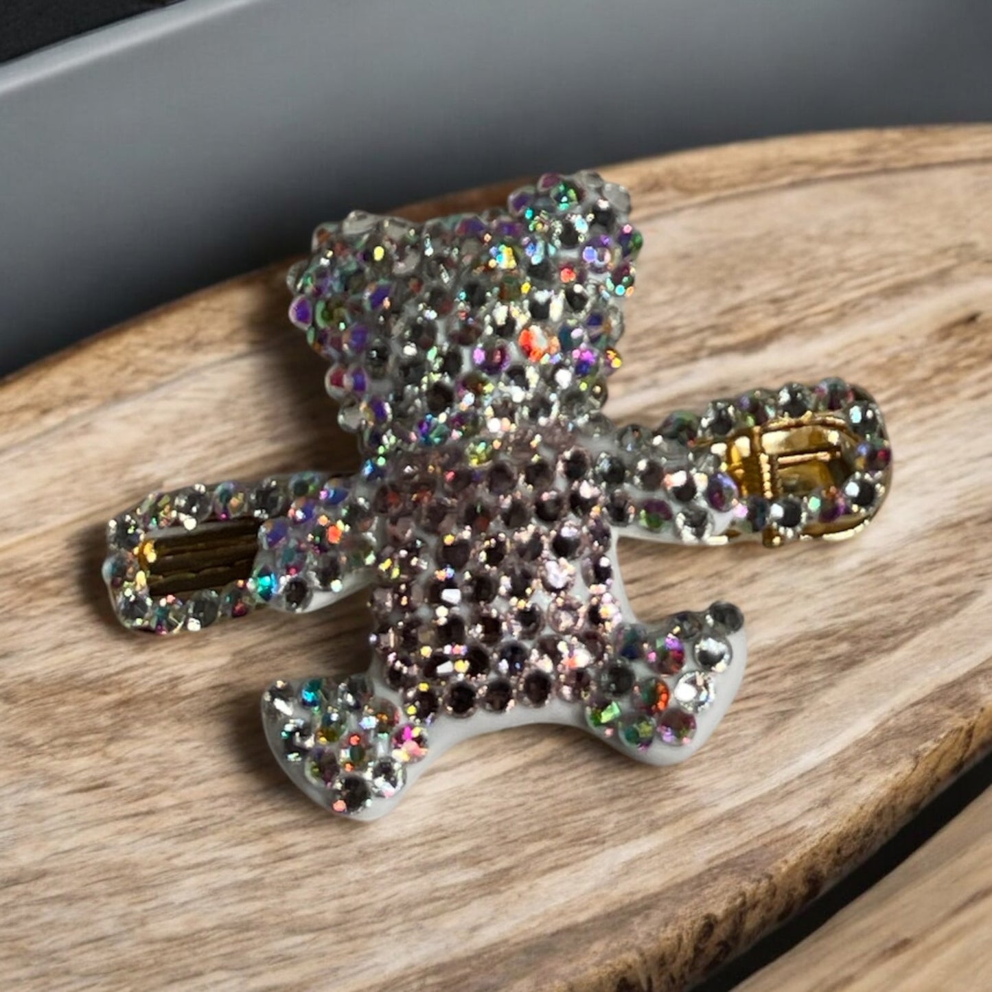 Rhinestone Blinged Hair Clips