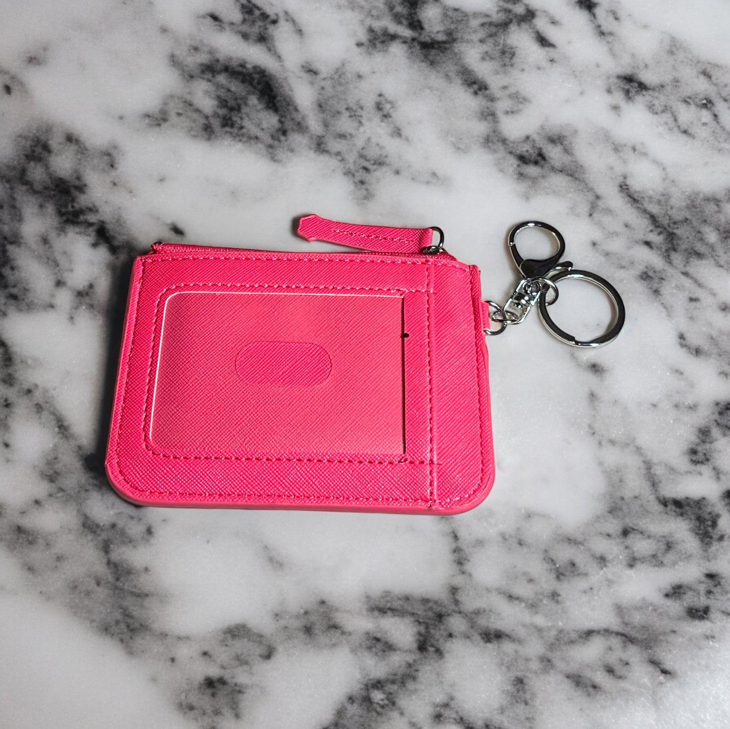Super Fun Blue Keychain Wallet with 626