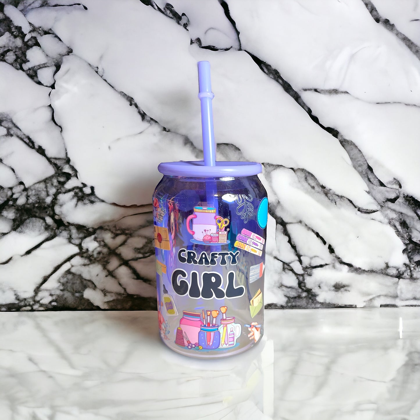 Custom 15oz and 16oz Glass Cup for $15.00 LIVE Sale Only
