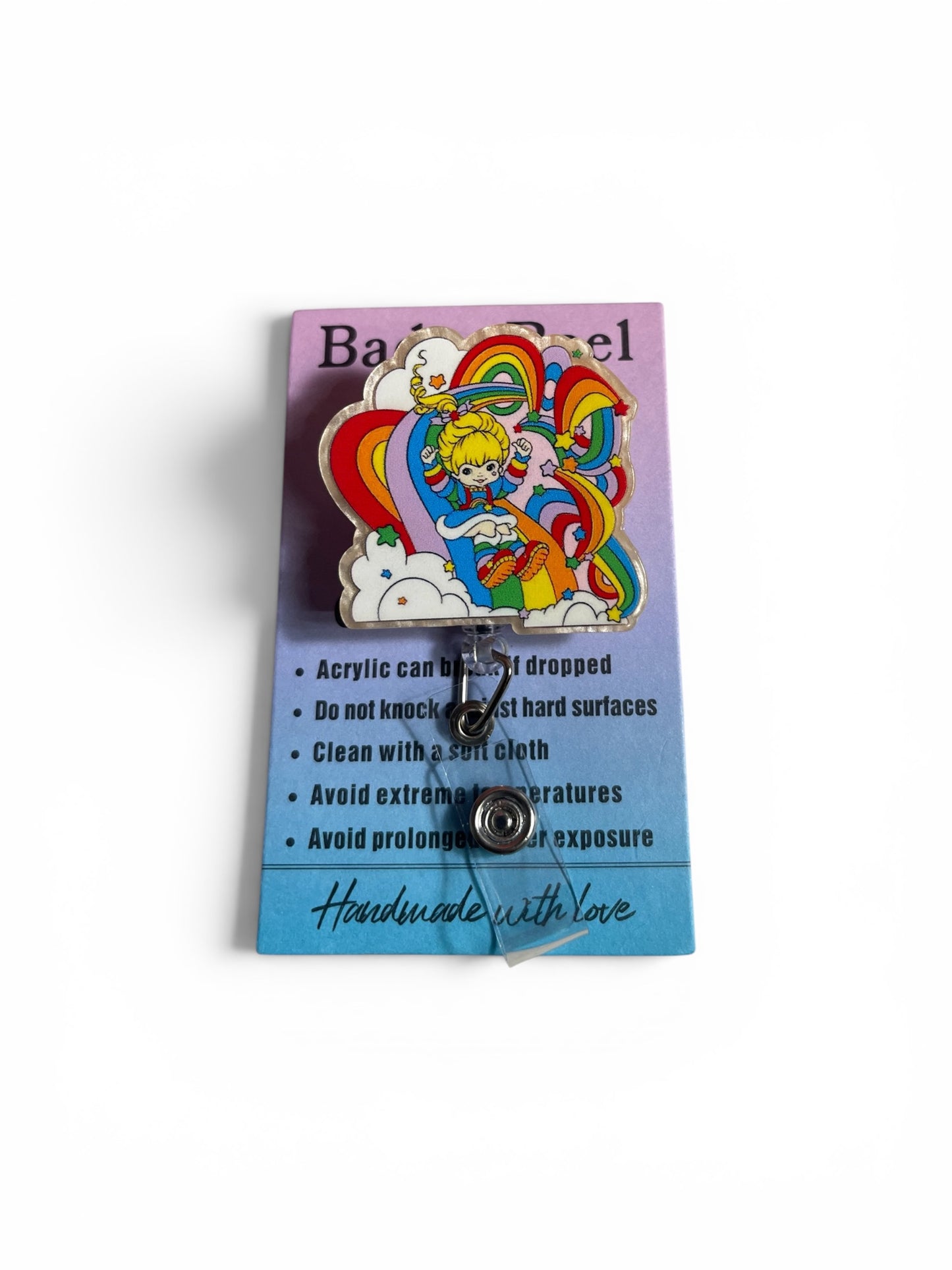 Rainbow Brite Badge Reel