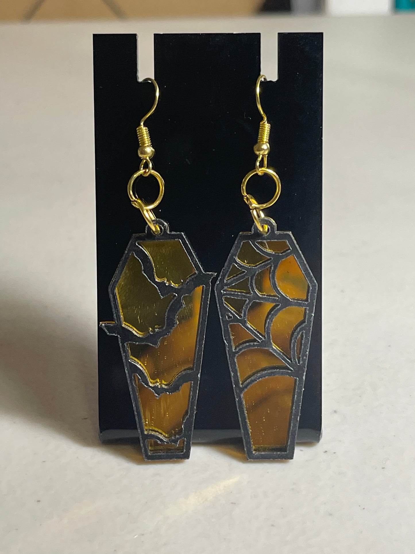 Gold and Black Coffin