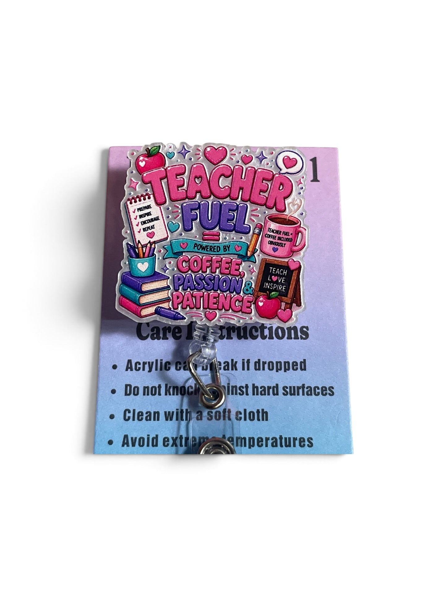 Teacher Fuel Badge Reel