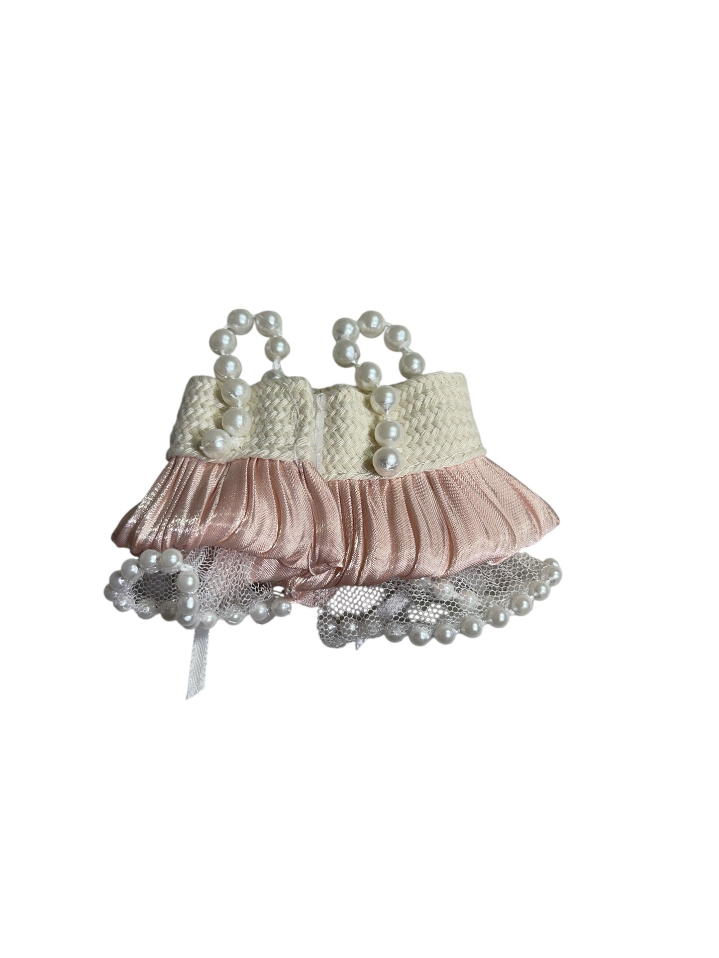 Labubu Pink Pearl Dress with Accessories