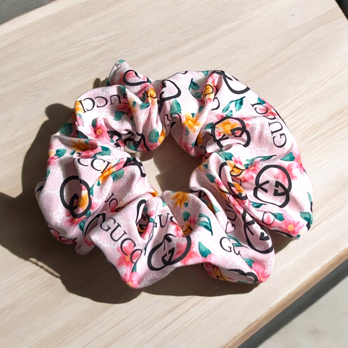 GG Pink Fashion Scrunchie