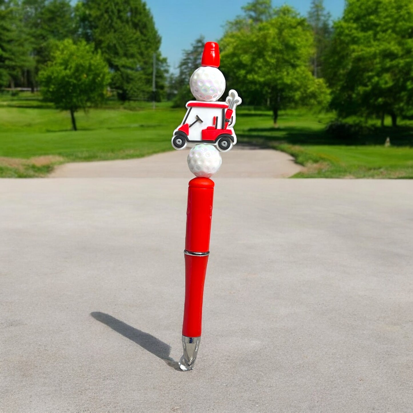 Golf Cart and Golf Club Pens