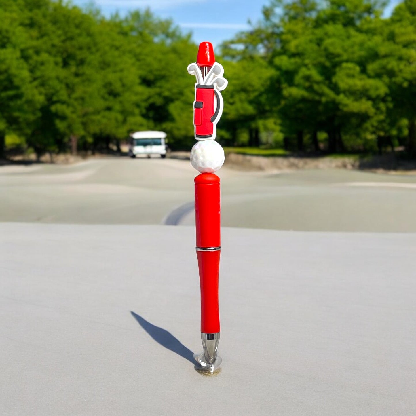 Golf Cart and Golf Club Pens