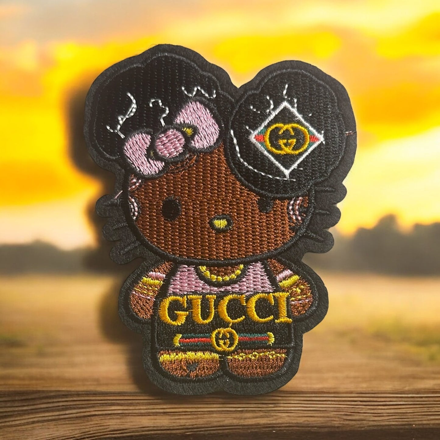 Hello Kitty and Gucci Iron-On Patch