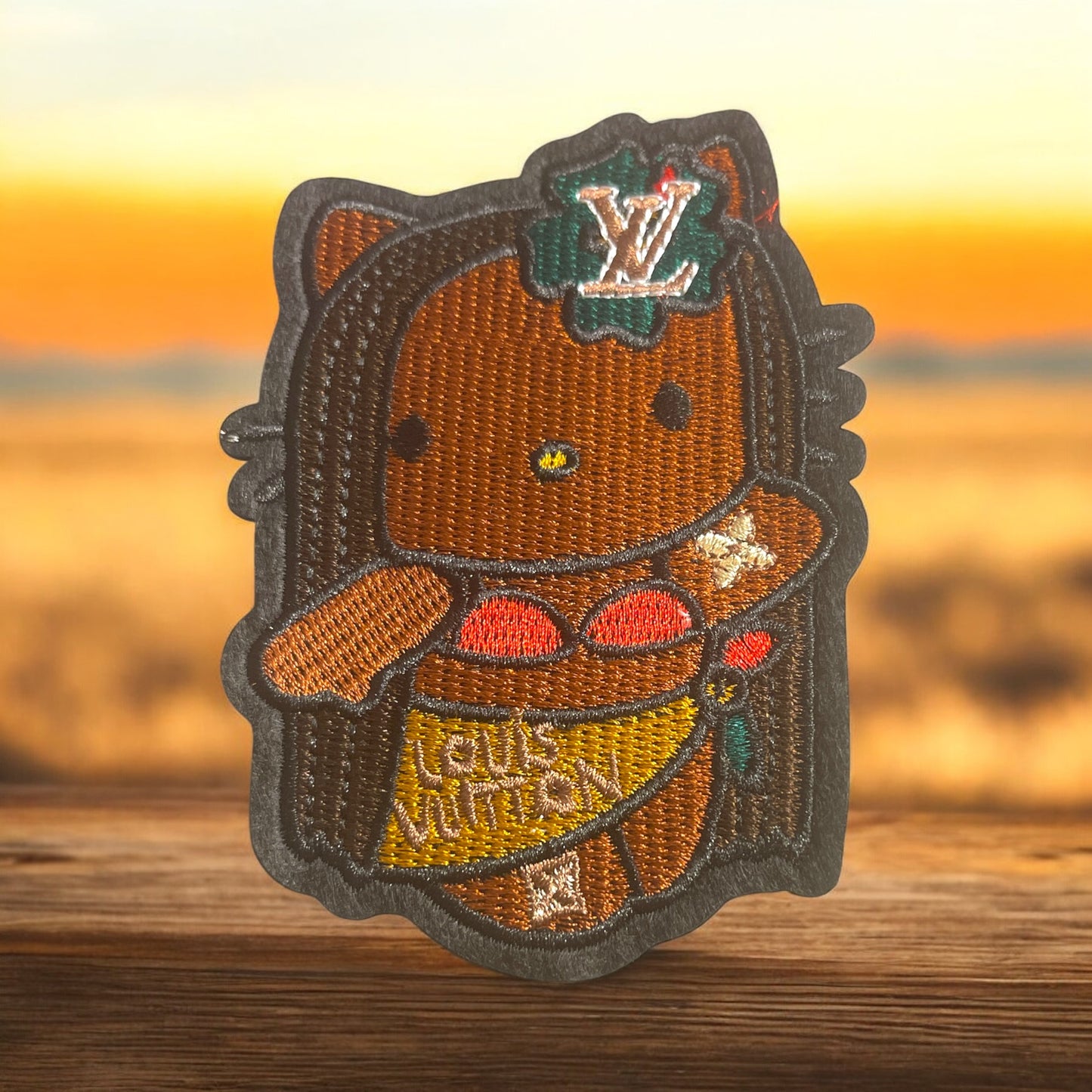Hello Kitty and Louis Vuitton Iron-On Patch