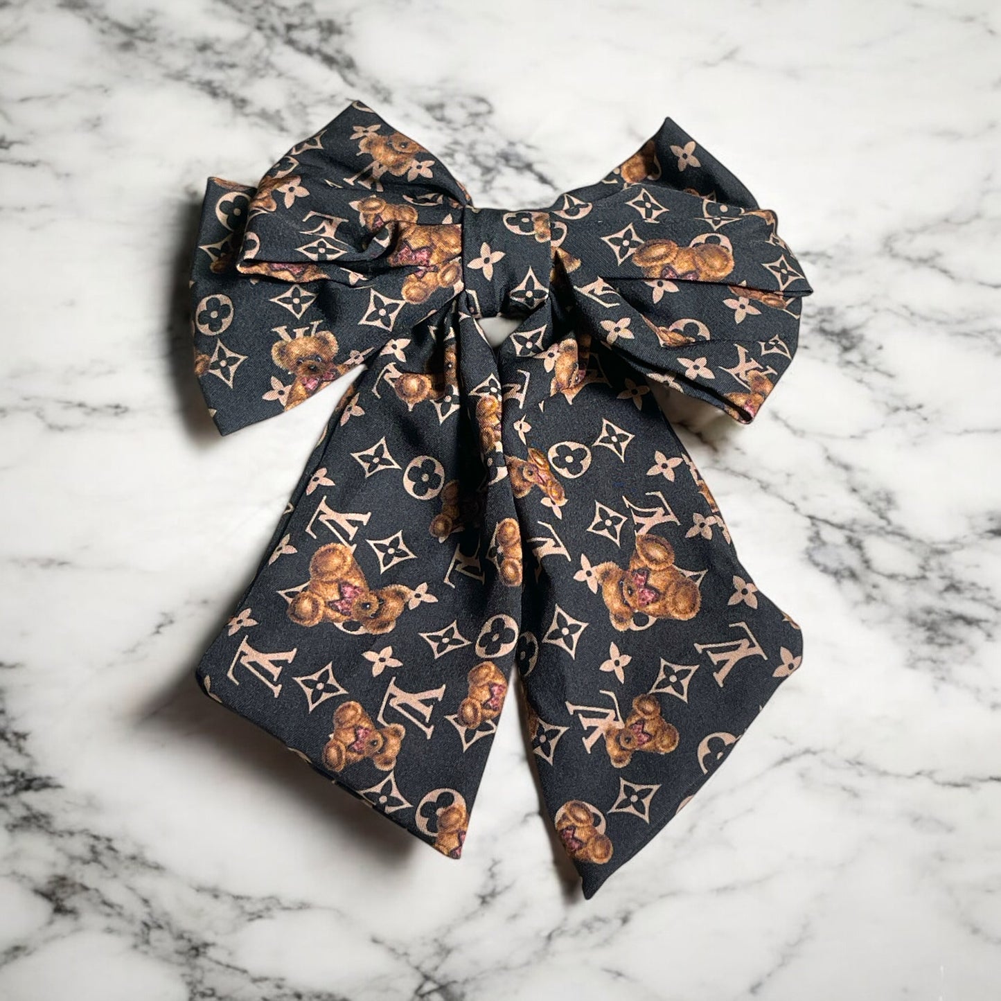 LV Bear Fashion Hairbow Clip