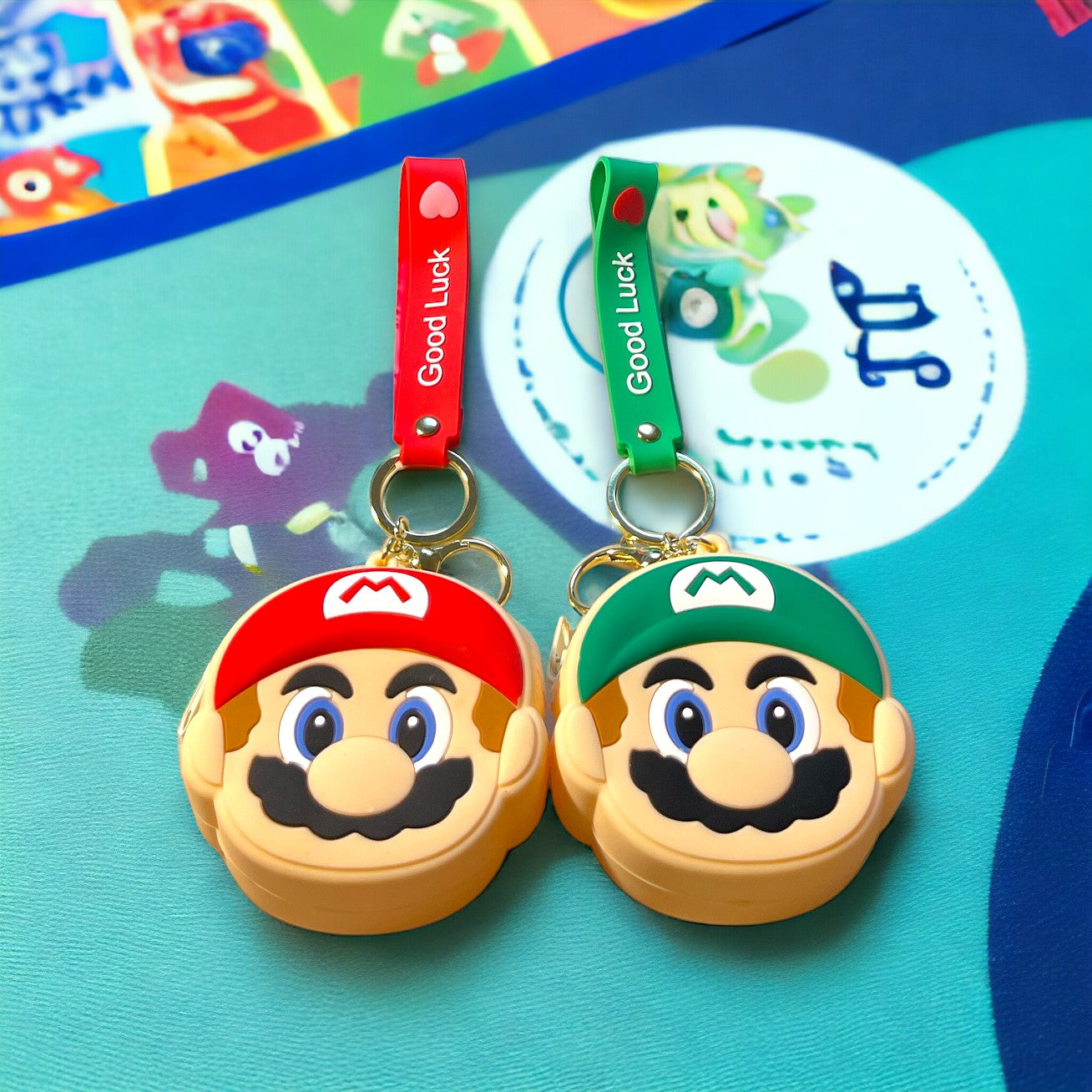 Mario Coin Bag Keychain