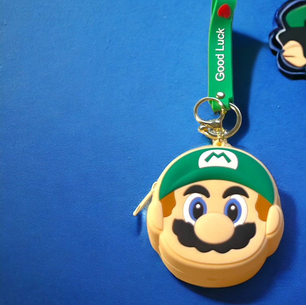 Mario Coin Bag Keychain