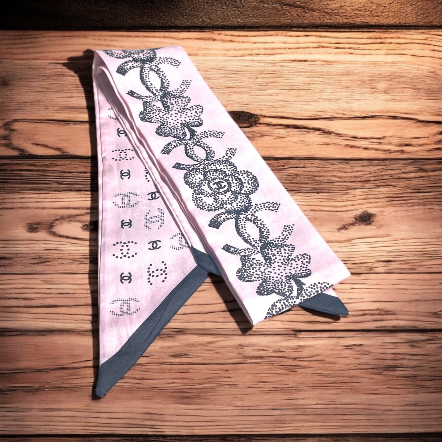 CC Pink and Black Flower Fashion Twilley