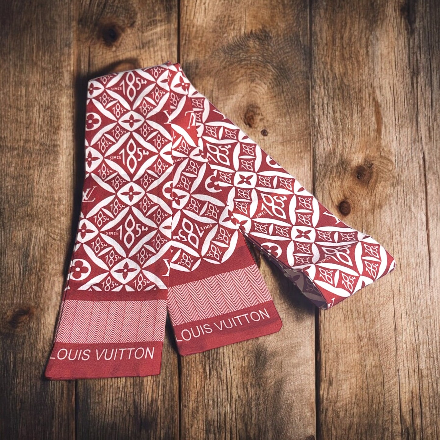 Red and White LV Fashion Twilley