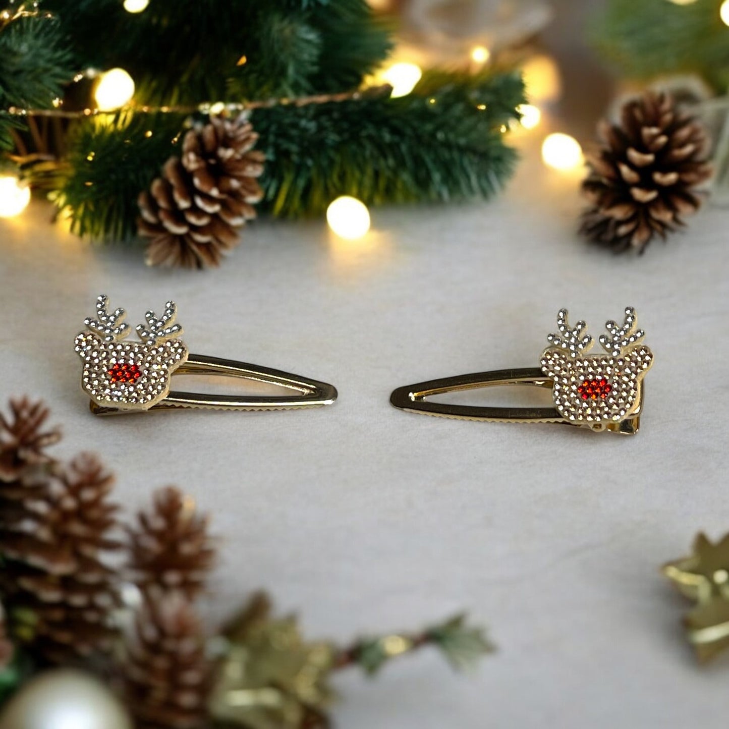 Reindeer Hair Clips