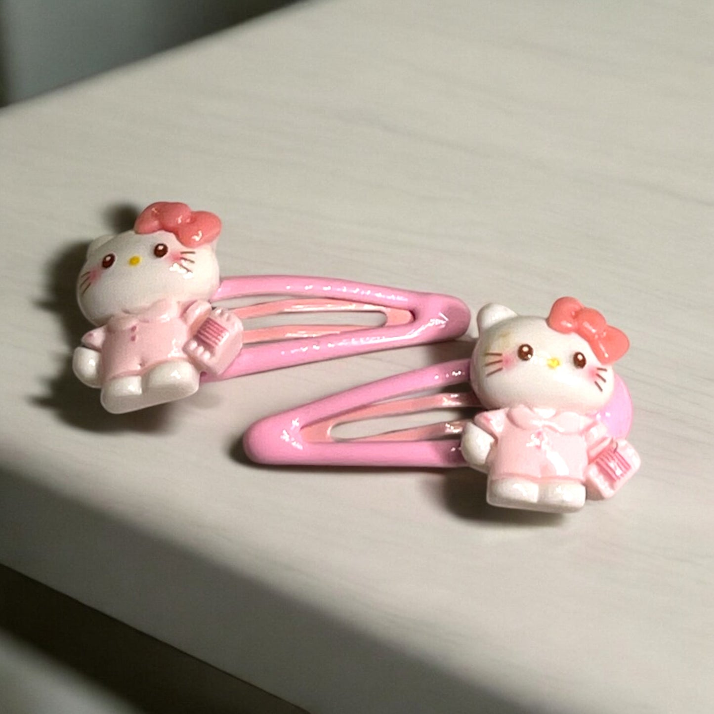 Kitty and Friends Charm Hair Clips