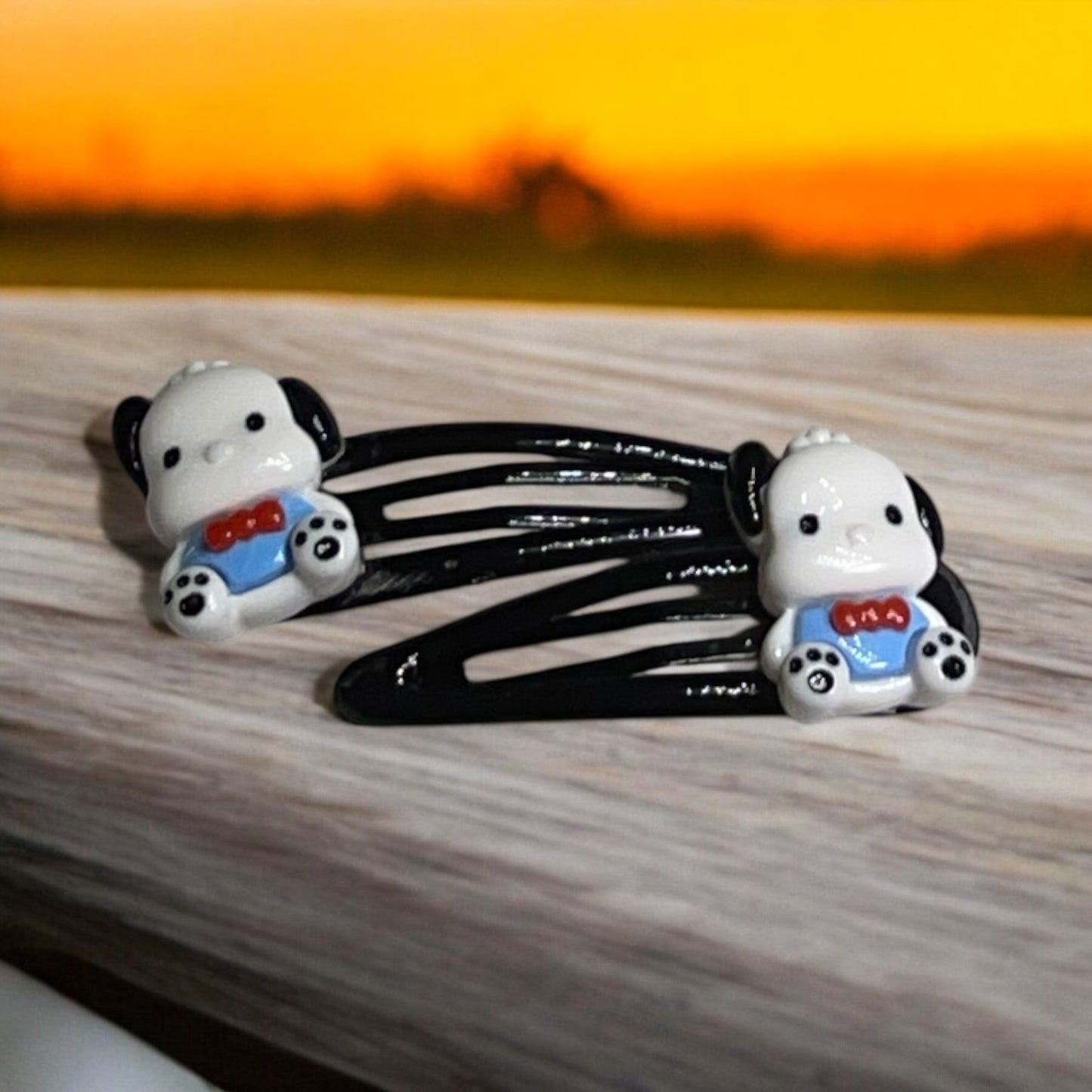 Kitty and Friends Charm Hair Clips