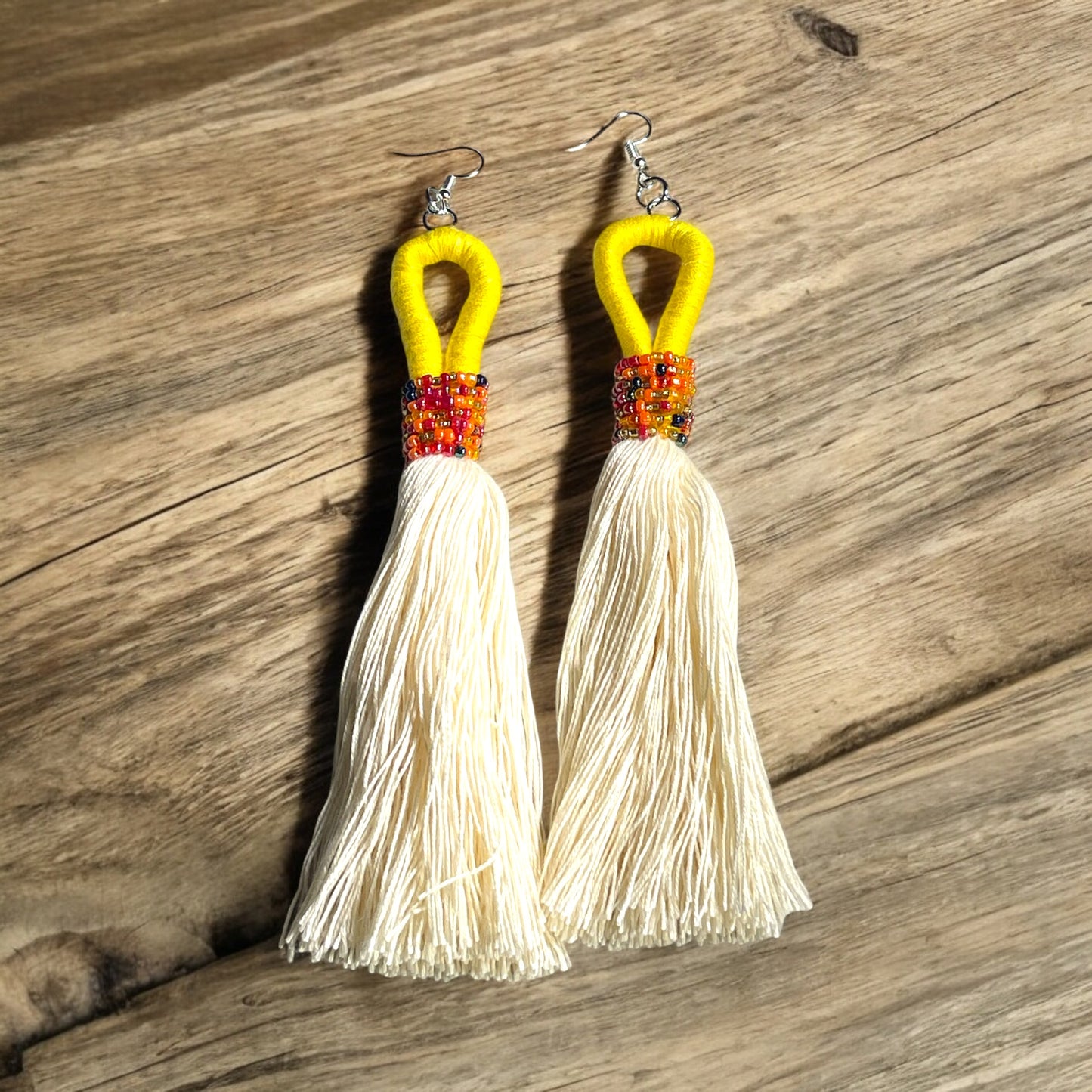 Tassel Beaded Earrings