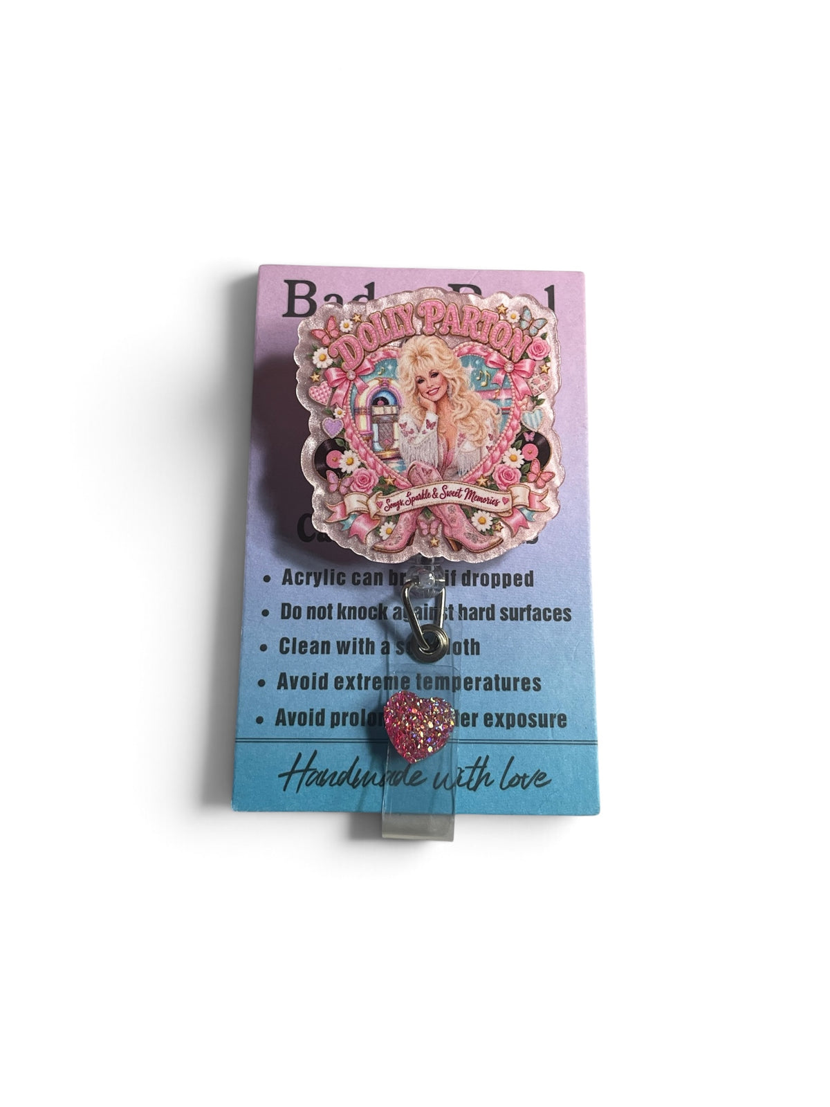 Dolly Parton Badge Reel Sweet Memories