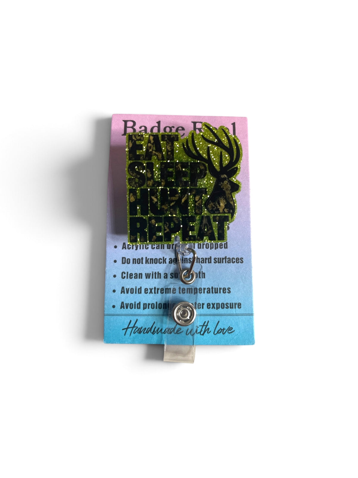 Deer Hunter Badge Reel
