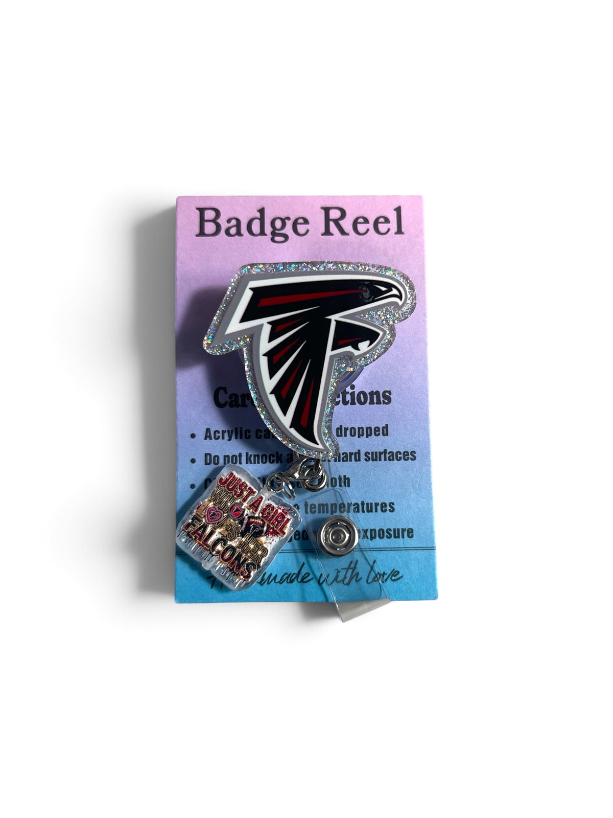 Atlanta Falcons Bird Badge Reel
