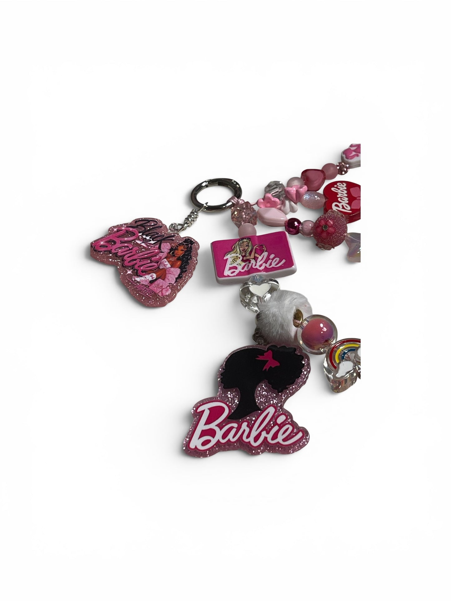 Black Barbie Bag Charm