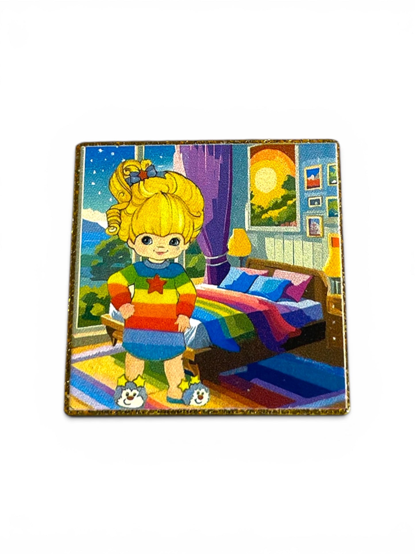 Rainbow Brite Phone Grip