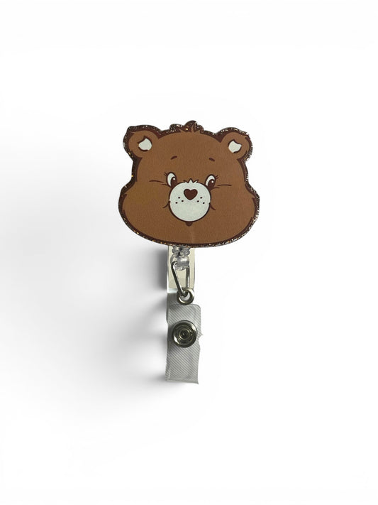 Care Bear Brown Badge Reel