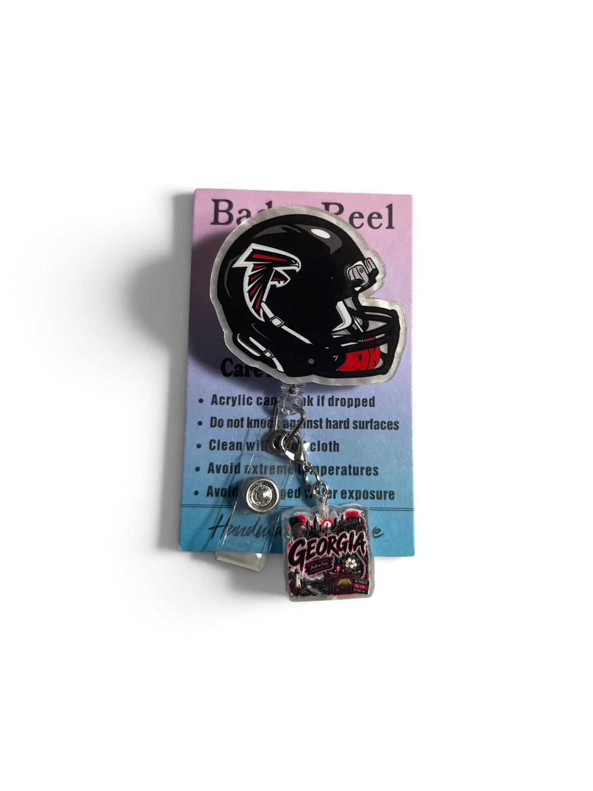 Atlanta Falcons Helmet Badge Reel