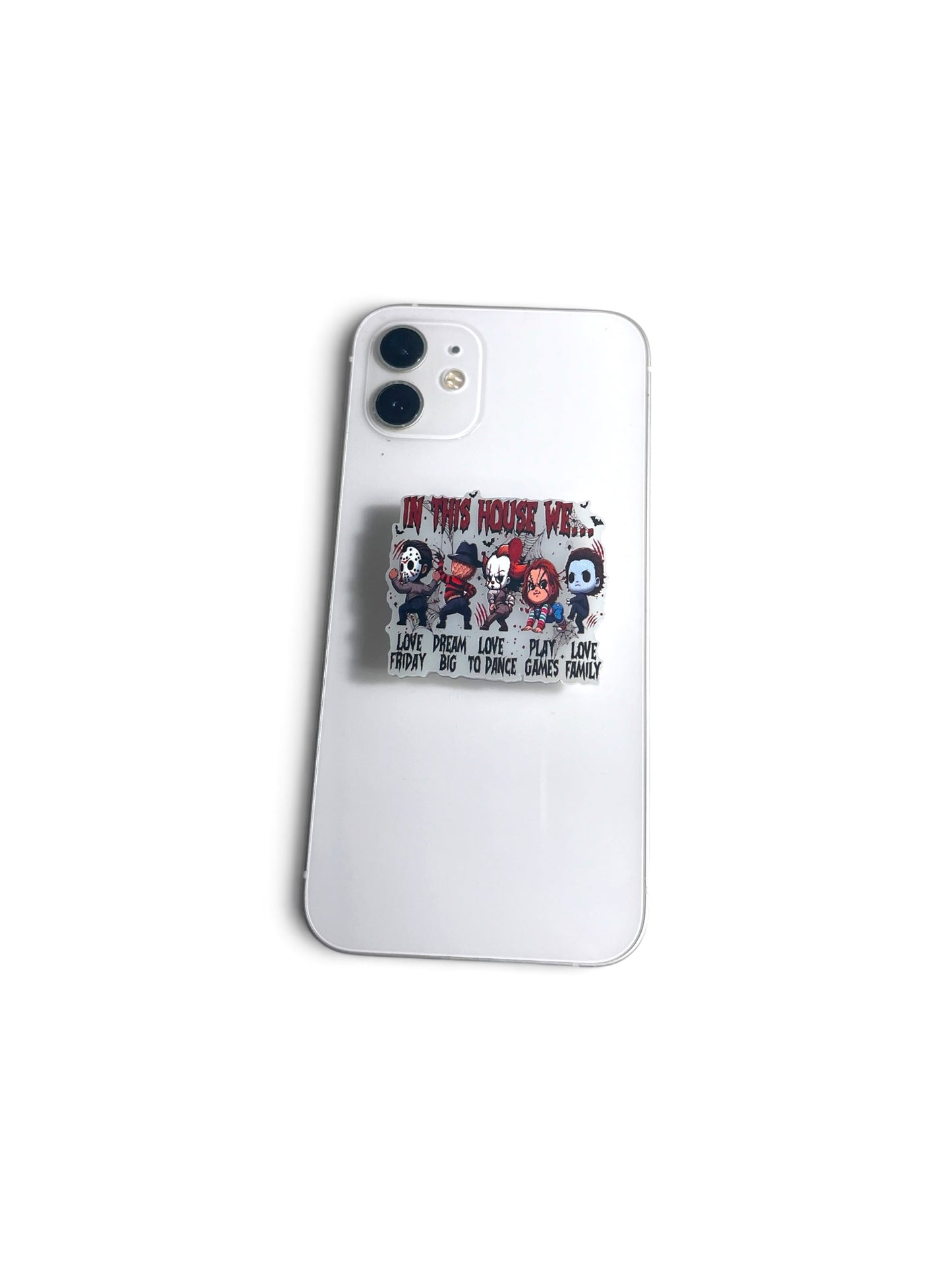 Horror Characters Glow in Dark Phone Grip
