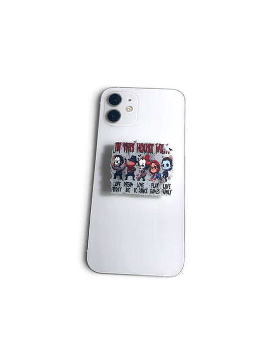 Horror Characters Glow in Dark Phone Grip