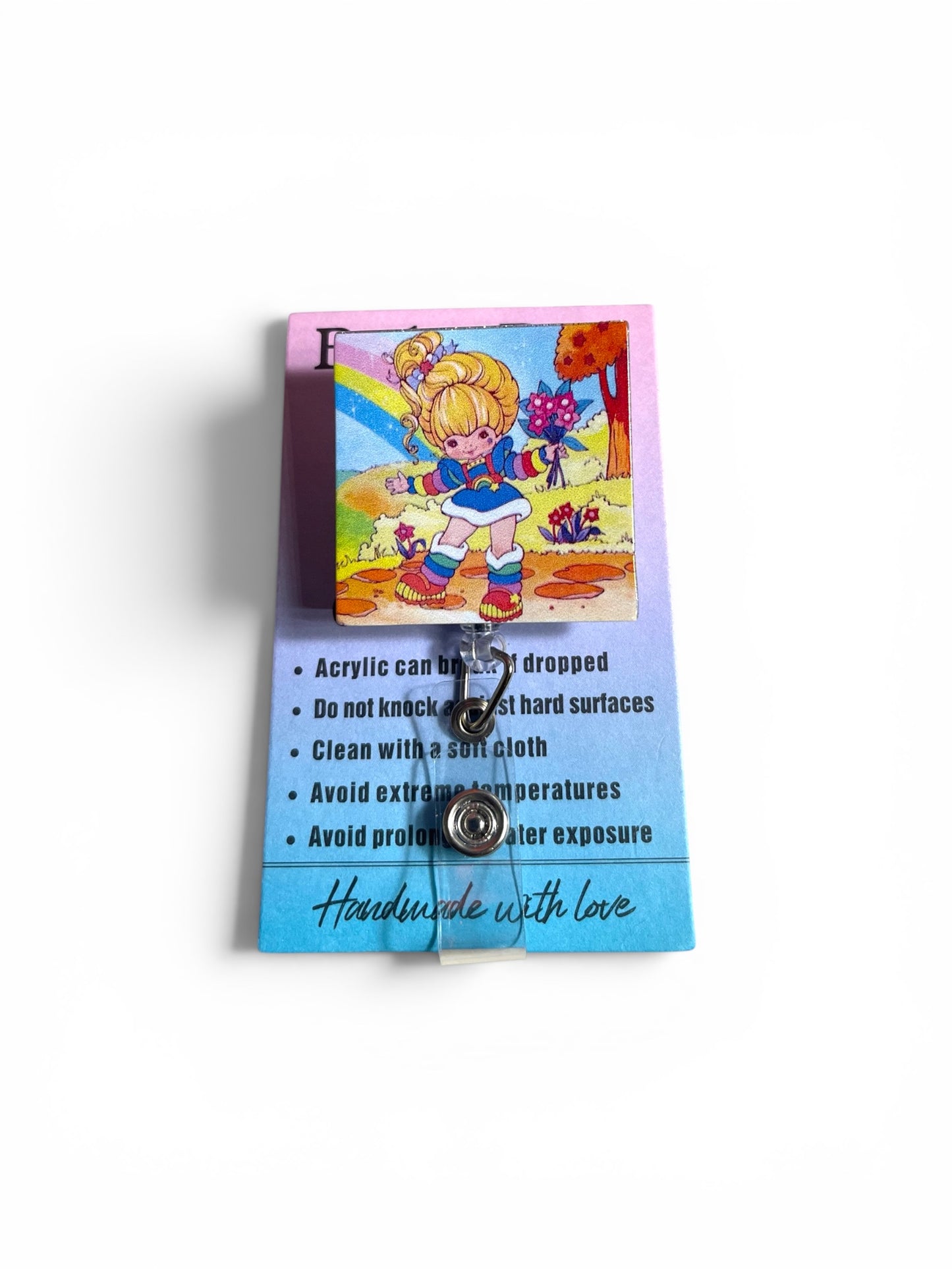 Rainbow Brite Badge Reel