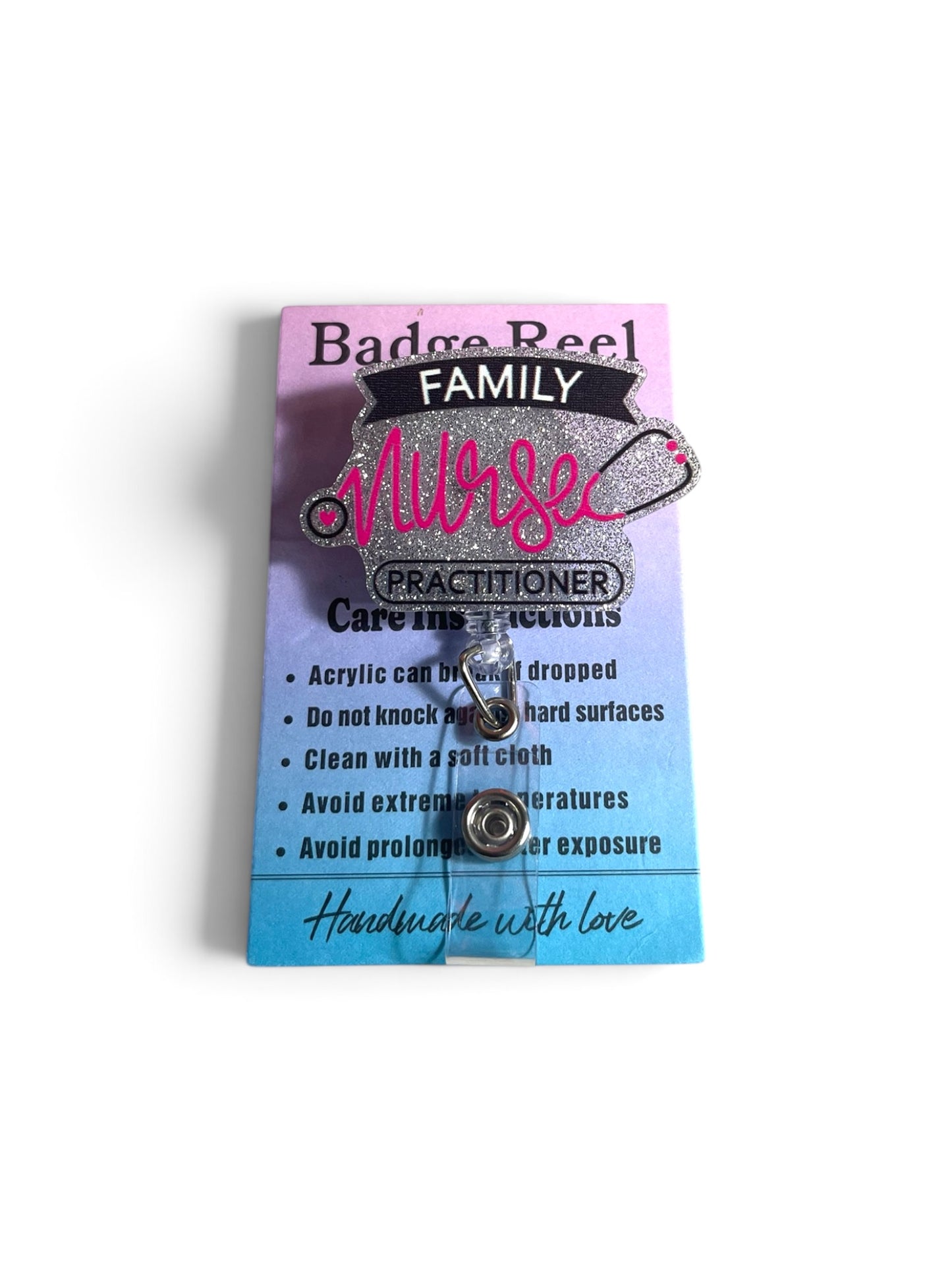 Family Nurse Practitioner Badge Reel