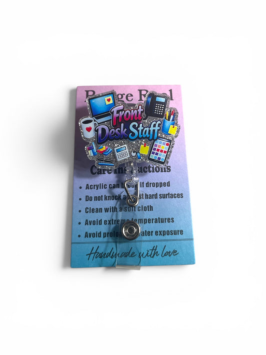 Front Desk Staff Badge Reel